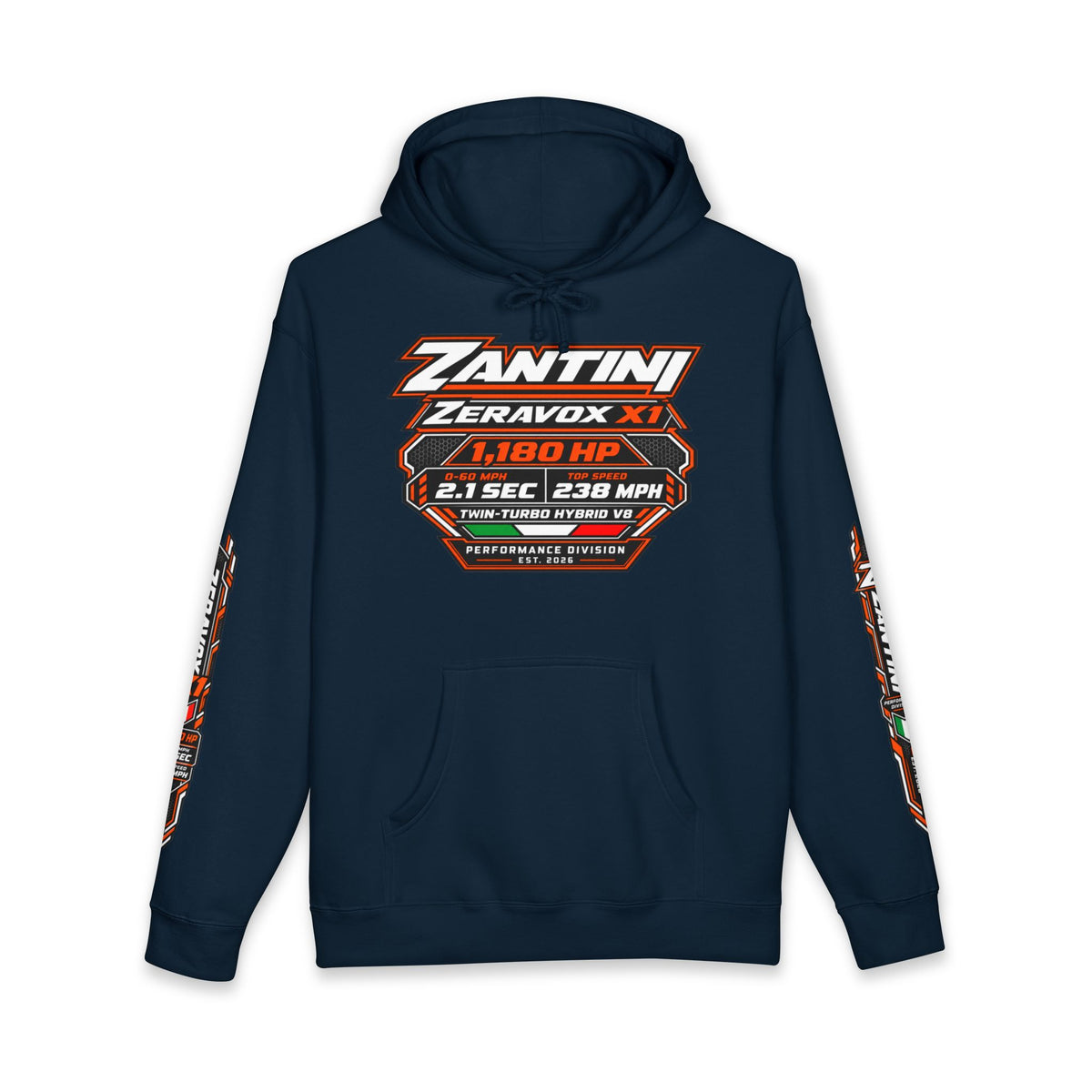 ZANTINI Zeravox X1 Performance Hoodie